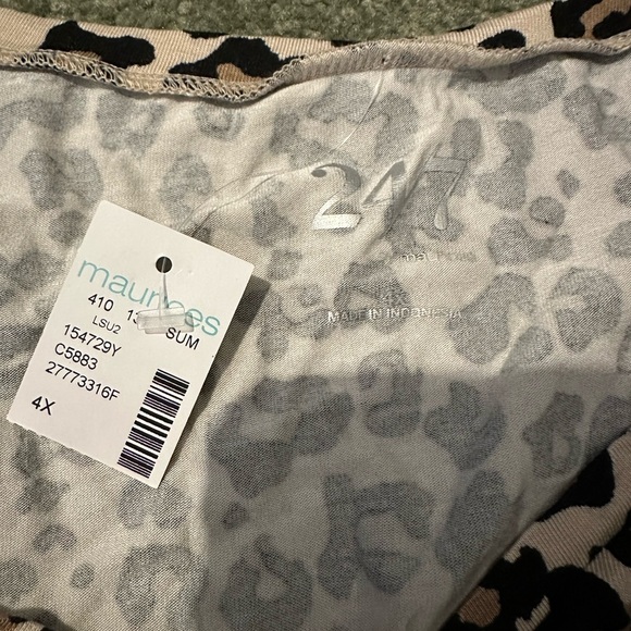 NEW W/TAG! Maurice’s cheetah print sleeveless dress size 4X - Picture 2 of 2